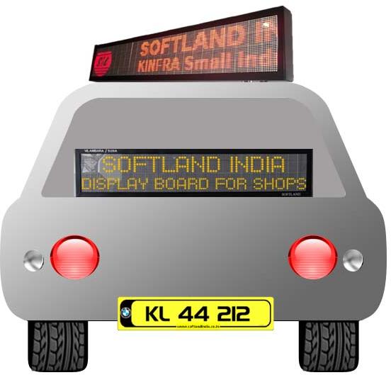 Taxi Led Advertising Display
