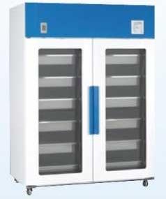 Glass Blood Bank Refrigerator