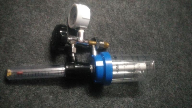 FA Valve With Rotameter & Oxygen Humidifier Bottle