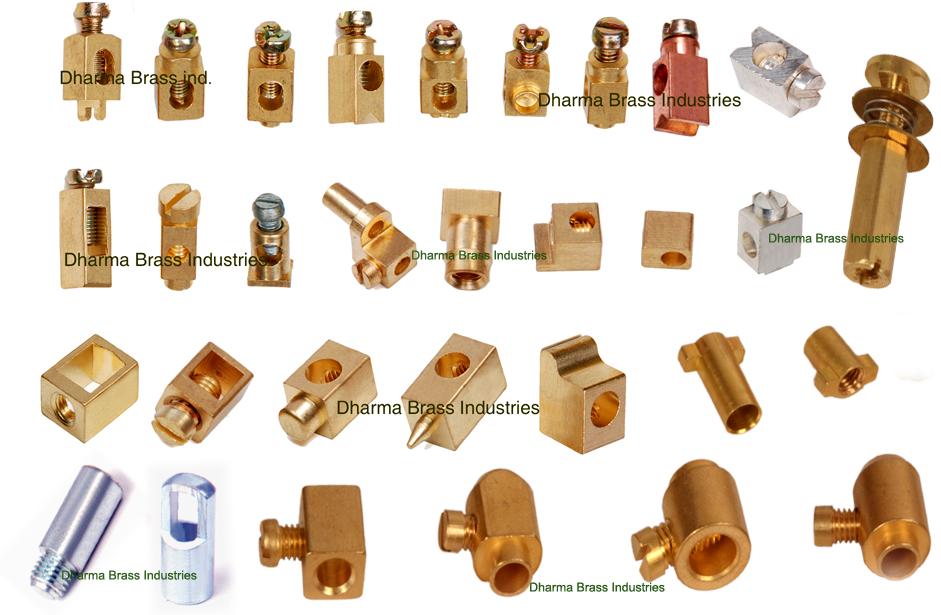 Coated Brass Electrical Terminals, for Wire Use, Pattern : Plain