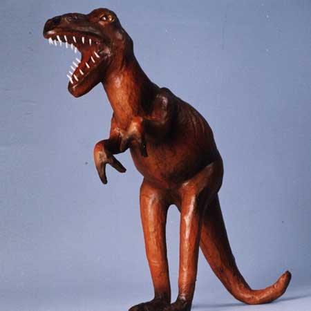 Leather Dinosaur Statue