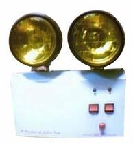 Double Beam Emergency Light with Yellow Glass