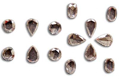 Rose Cut Diamonds, for Jewellery Use, Style : Common