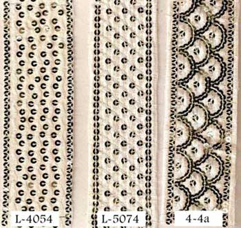 Cotton Laces, Embroidered Lace