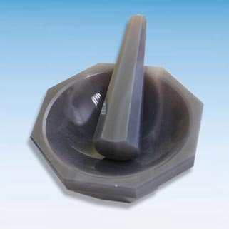 Agate Mortar & Pestle