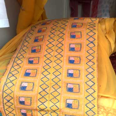 Phulkari Embroidery Fabric