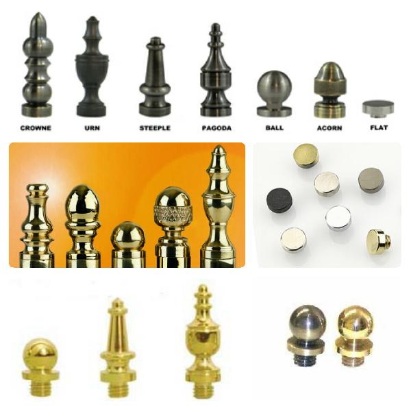 Polished Brass Hinge Tips, for Cabinet, Doors, Window, Length : 2inch, 5inch