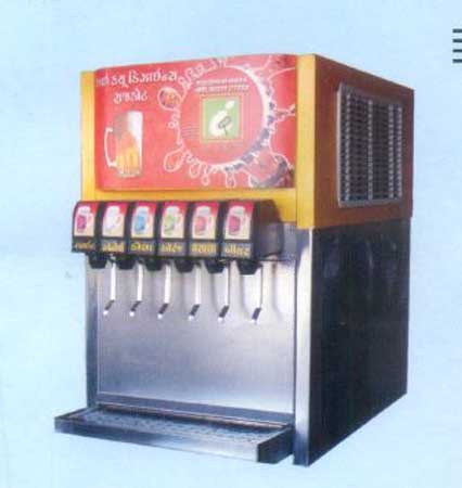 Six Valve Beverage Vending Machine
