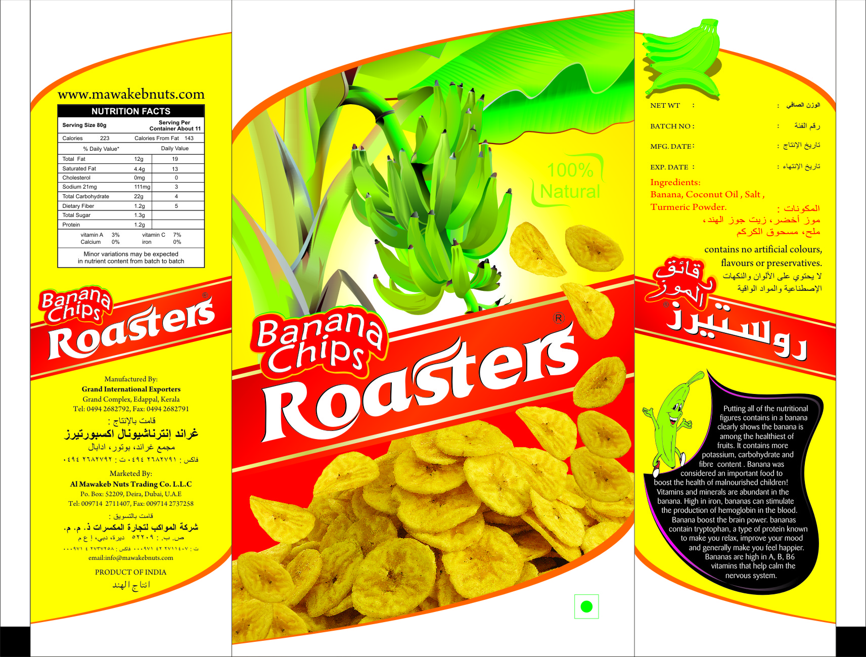Roasters Banana Chips
