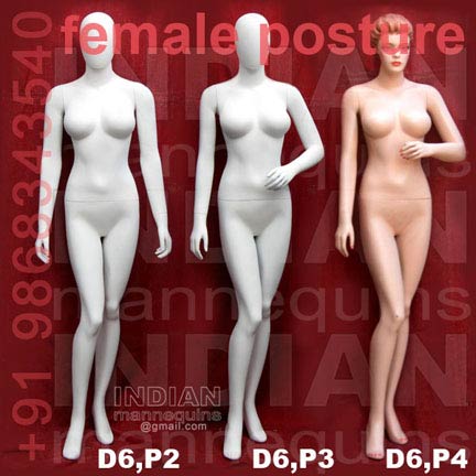 Female Mannequins Posture