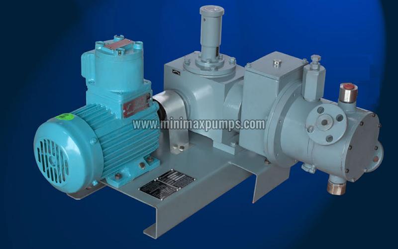 Hydraulic Actuated Diaphragm Jacketed Head Type Pump