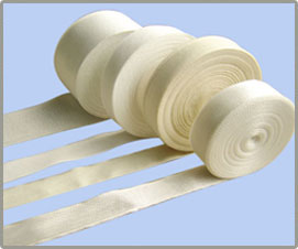 Plain Cotton Webbing Tape for Bags, Foldable Chair, Garments, Making Foldable Beds