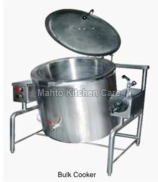 Cylindrical Stainless Steel Bulk Cooker, for Commercial Use, Voltage : 220-440 V