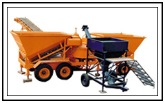mobile batching mixing plant