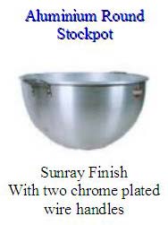 Aluminium Round Stockpot