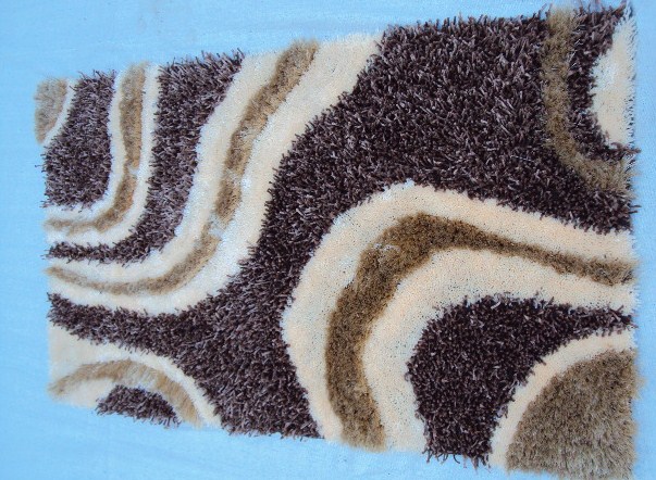 ZOOMS MALAI DORI Polyester Shaggy Carpet