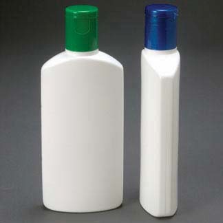 100ml Hdpe Flat Bottle with 20mm Ftc