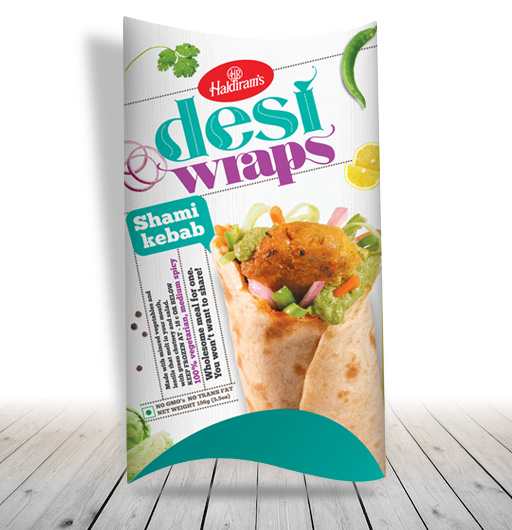 Desi Wraps Shami Kebab