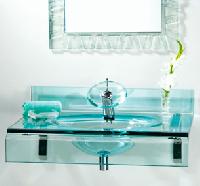 designer glass basin