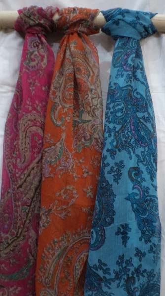 Georgette Scarves, Style : Antique