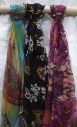 Cotton printed scarves, Style : Antique