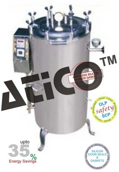 Vertical Double Wall Autoclave