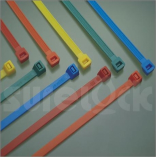 Nylon 66 COLOURED CABLE TIES, Color : Yellow, Blue, Green