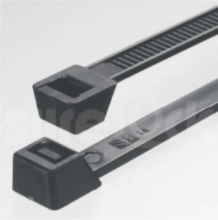 NON RELESEABLE CABLE TIE BLACK, for Indoor wire/Cable bunching, packing bags etc