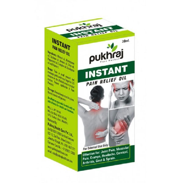 Instant Pain Relief Oil