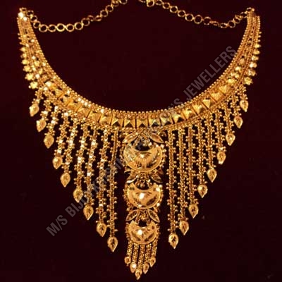 Gold Bridal Necklace (gbn 001)