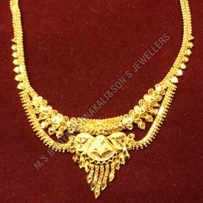 Gold Filigree Necklace (GFN 008)
