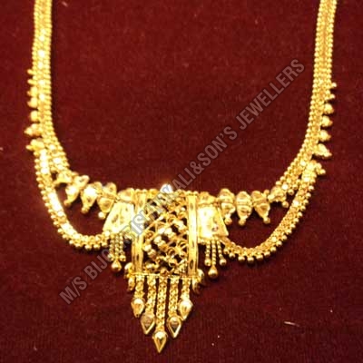 Gold Filigree Necklace (GFN 009)