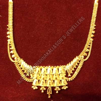 Gold Filigree Necklace (GFN 010)