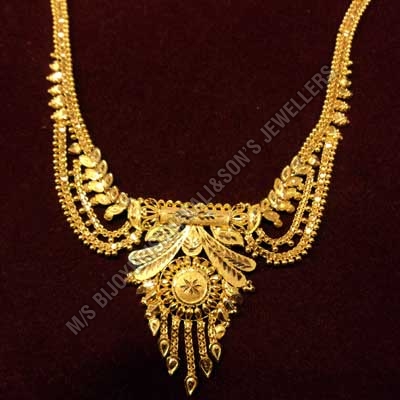 Gold Filigree Necklace (GFN 011)
