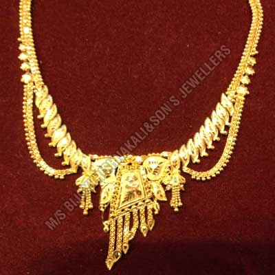 Gold Filigree Necklace (GFN 012)