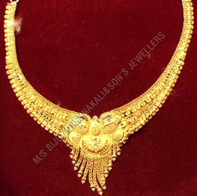 Gold Filigree Necklace (GFN 013)