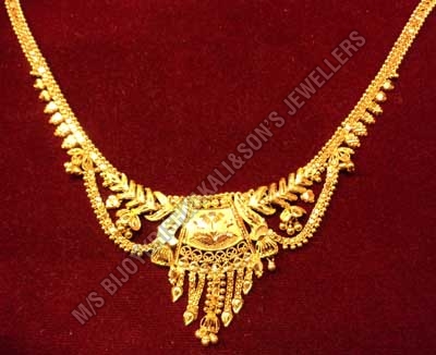 Gold Filigree Necklace (GFN 015)