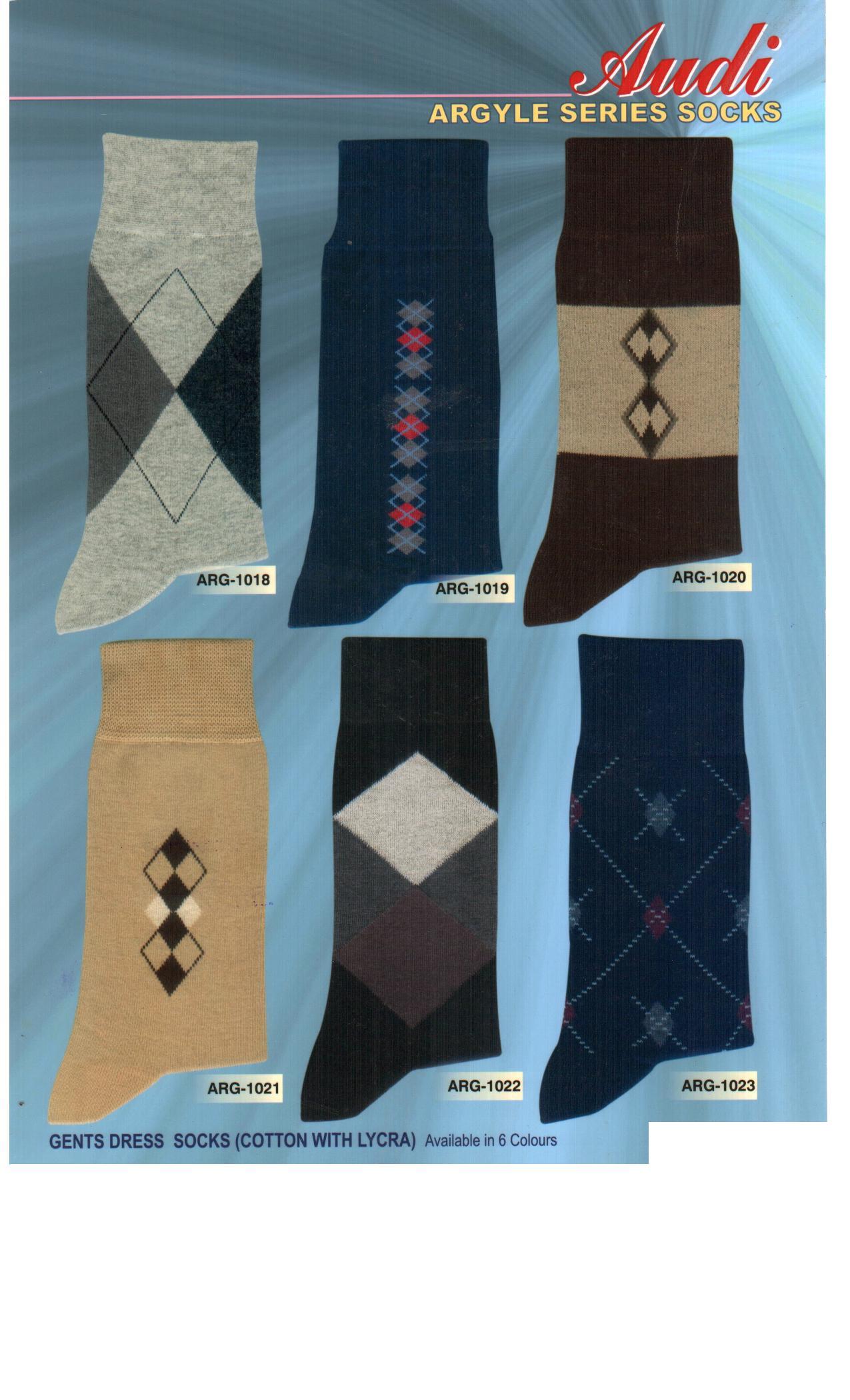 Argyle Series Mens Socks