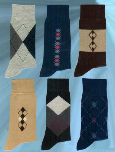 Audi Argyle Series Mens Socks