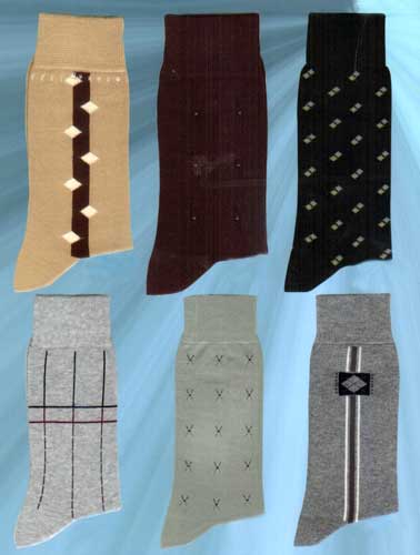 Cotton with Lycra Mens Socks