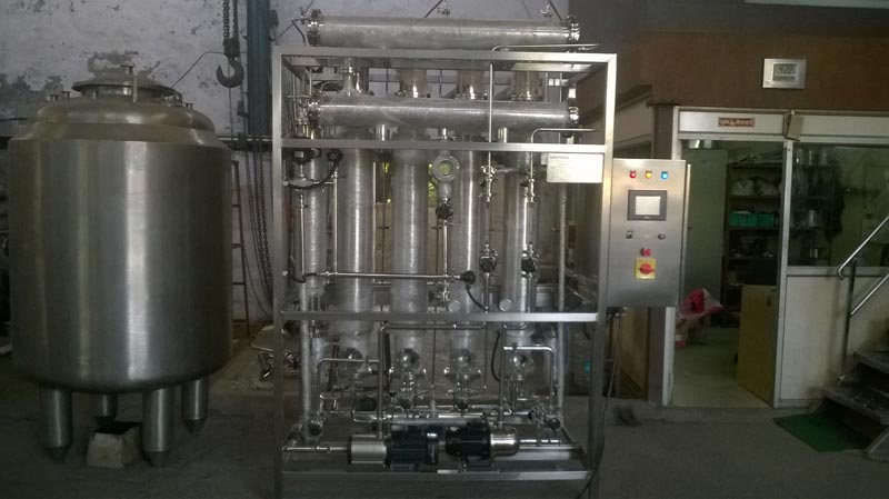 multi column distillation plant
