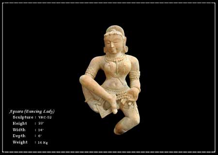 Dancing Apsara Statue (Frame 02)