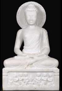 Makrana White Marble Lord Buddha Statues