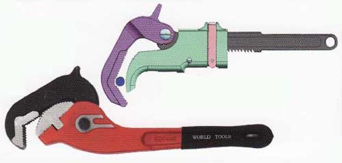 Developed Pipe Wrench