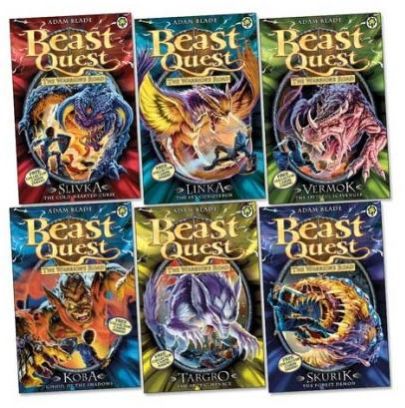 Beast Quest Series 13 Collection 6 Book Set Adam Blade (73-78)