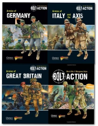 Bolt Action World War Ii Wargames Rules 4 Books Collection Set