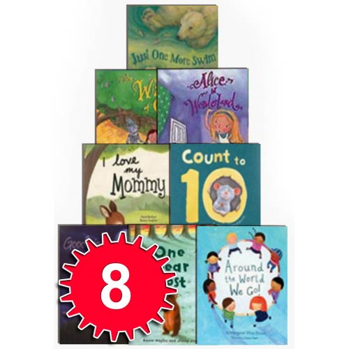 Children Picture Flat Early Reader 8 Books Set
