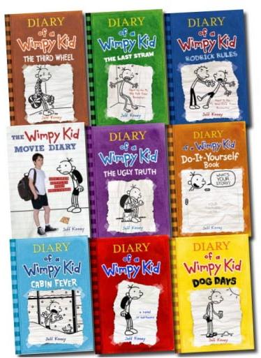 Diary of a Wimpy Kid Collection 9 Books Set