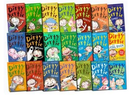 Dirty Bertie Collection David Roberts 21 Books Set