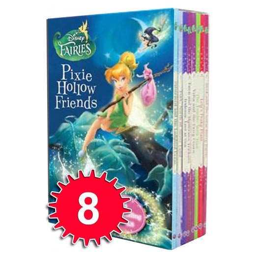 Disney Fairies Pixie Hollow Friends Chapter Collection 8 books Set